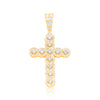 Cross Prong Diamond Pendant (1.00CT) in 10K Gold