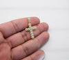 Cross Prong Diamond Pendant (1.00CT) in 10K Gold