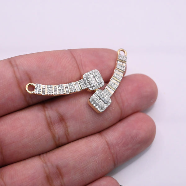 Diamond Pendant with Chain (1.00CT) in 10K Gold