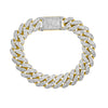 Iced Out Cuban Link Diamond Bracelet (11.50CT) in 10K Gold (Yellow or White) - 13mm