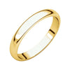 10k Yellow Gold 3mm High Polished Traditional Domed Wedding Band