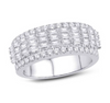 Half Eternity Baguette Diamond Men's Band Ring (1.50CT) in 14K Gold - Size 7 to 12