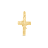 Cross Shape Bling Diamond Pendant (0.66CT) in 10K Gold