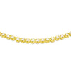 Round Ball Diamond Tennis Chain For Mens (6.50CT) in 10K Gold - 5mm (20 inches)