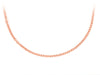 2mm 14K Gold Rolo Chain (White or Yellow or Rose) - from 16 to 24 Inches