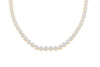 Flower Cut Diamond Tennis Necklace (2.25CT ) in 10K Yellow Gold - 3.5mm (20 inches)