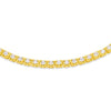 Diamond Tennis Chain For Mens (4.00CT) in 10K Yellow Gold - 6mm (20 inches)