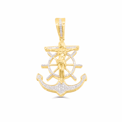 10K Gold Diamond Pendant 0.25CT