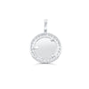 Round Shape Custom Diamond Memory Pendant (0.25CT) in 925 Sterling Silver