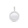 Round Shape Custom Diamond Memory Pendant (0.25CT) in 925 Sterling Silver