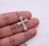 Cross Prong Diamond Pendant (1.00CT) in 10K Gold