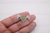 Iced Out Angel Wings Heart Shape Custom Diamond Memory Pendant (1.00CT) in 10K Gold