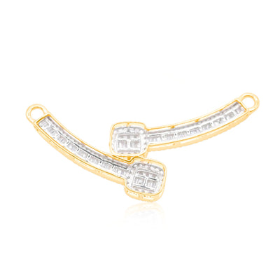 Diamond Baguette Pendant (1.00CT) in 10K Gold