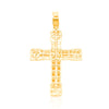 Cross Baguette Bling Diamond Pendant (1.50CT) in 10K Gold