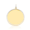 Round Shape Custom Diamond Memory Pendant (1.50CT) in 10K Gold