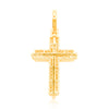 Cross Frame Bling Diamond Pendant (1.52CT) in 10K Gold