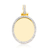 Round Shape Custom Diamond Memory Pendant (1.00CT) in 10K Gold