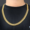 10.5mm 10K Gold Hollow Miami Cuban Chain (White or Yellow) - from 24 to 28 Inches