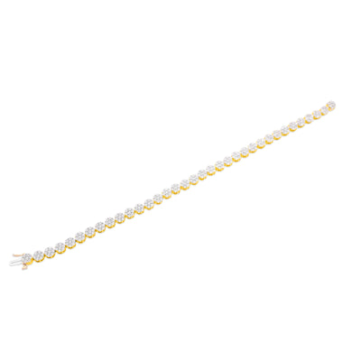 Diamond Tennis Bracelet (1.25CTW) in 10K Gold - 5.5mm
