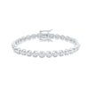 Diamond Tennis Bracelet (0.93CTW) in 925 Sterling Silver - 6mm