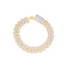 Iced Out Cuban Link Diamond Bracelet (11.50CTW) in 10K Gold - 14mm