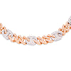 Diamond Miami Cuban Link Chain (5.71CT) in 10K Two Tone Gold - 6.5mm (20 inches)