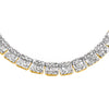 Baguette Diamond Chain (18CT) in 10K Yellow Gold - 8mm (20 Inches)