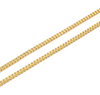 2mm 10K Gold Hollow Franco Chain (White or Yellow) - from 16 to 28 Inches