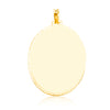 Oval Shape Custom Diamond Memory Pendant (2.50CT) in 10K Gold