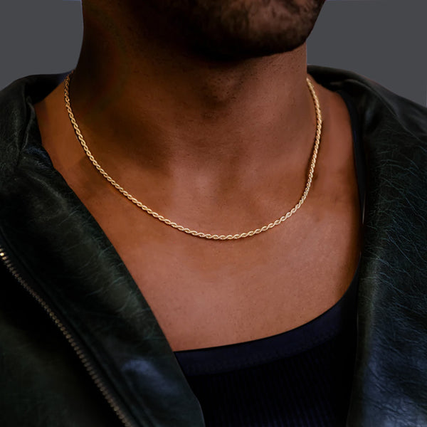 2 5mm Rope Chain 2.5mm Rope 10K Chain – DiamondX
