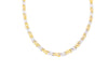 Iced Out Diamond Two Tone Infinity Link Chain (7CT) in 10K Gold - 5.5mm (20 inches)