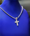 Cross Diamond Pendant Rose Gold (1.75CT) in 10K Gold