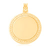 2-Row Round Shape Diamond Custom Memory Pendant (3.00CT) in 10K Yellow Gold