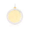 Round Shape Custom Diamond Memory Pendant (3.50CT) in 10K Gold