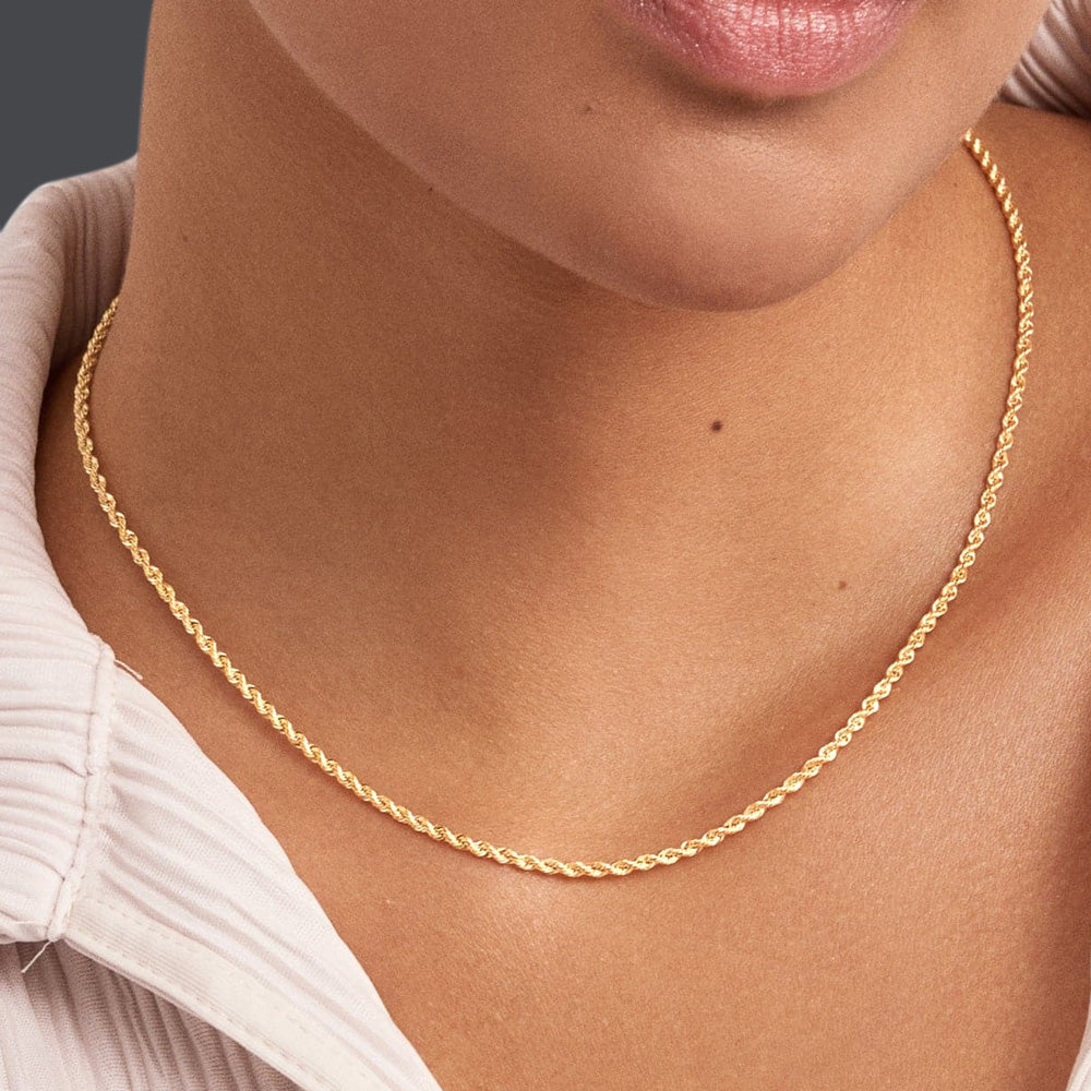 4mm Rope 10K Chain – DiamondX