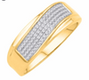 10K Gold Diamond Men's Ring 0.25CT