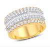 10K Gold Diamond Men's Ring 2.06CT