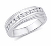 10K Gold Diamond Men's Ring 0.75CT