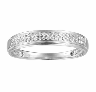 10K Gold Diamond Men's Ring 0.15CT