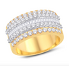 Half Eternity Baguette Diamond Men's Band Ring (2.06CT) in 14K Gold - Size 7 to 12