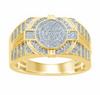 10K Gold Diamond Men's Ring 0.33CT