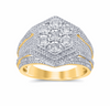 10K Gold Diamond Men's Ring 0.97CT