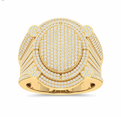 10K Gold Diamond Men's Ring 1.33CT