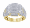 10K Gold Diamond Men's Ring 0.75CT