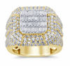 10K Gold Diamond Men's Ring 3.75CT