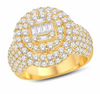 10K Gold Diamond Men's Ring 3.84CT