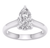 Pear Cut Diamond Women's Ring (2.00CT) in 14K Gold - Size 7 to 12 (LAB GROWN DIAMONDS)