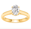 Oval Cut Diamond Women's Ring (2.00CT) in 14K Gold - Size 7 to 12 (LAB GROWN DIAMONDS)