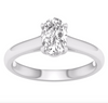 Oval Cut Diamond Women's Ring (1.00CT) in 14K Gold - Size 7 to 12 (LAB GROWN DIAMONDS)