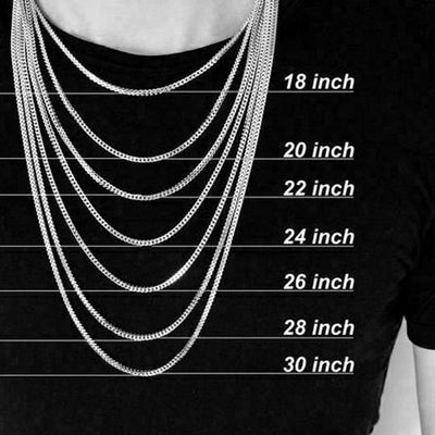 2mm 10K Solid Gold Rope Chain (White or Yellow) - from 22 to 20 Inches